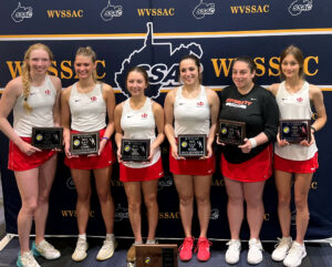 University girls fall to George Washington in state tennis team final